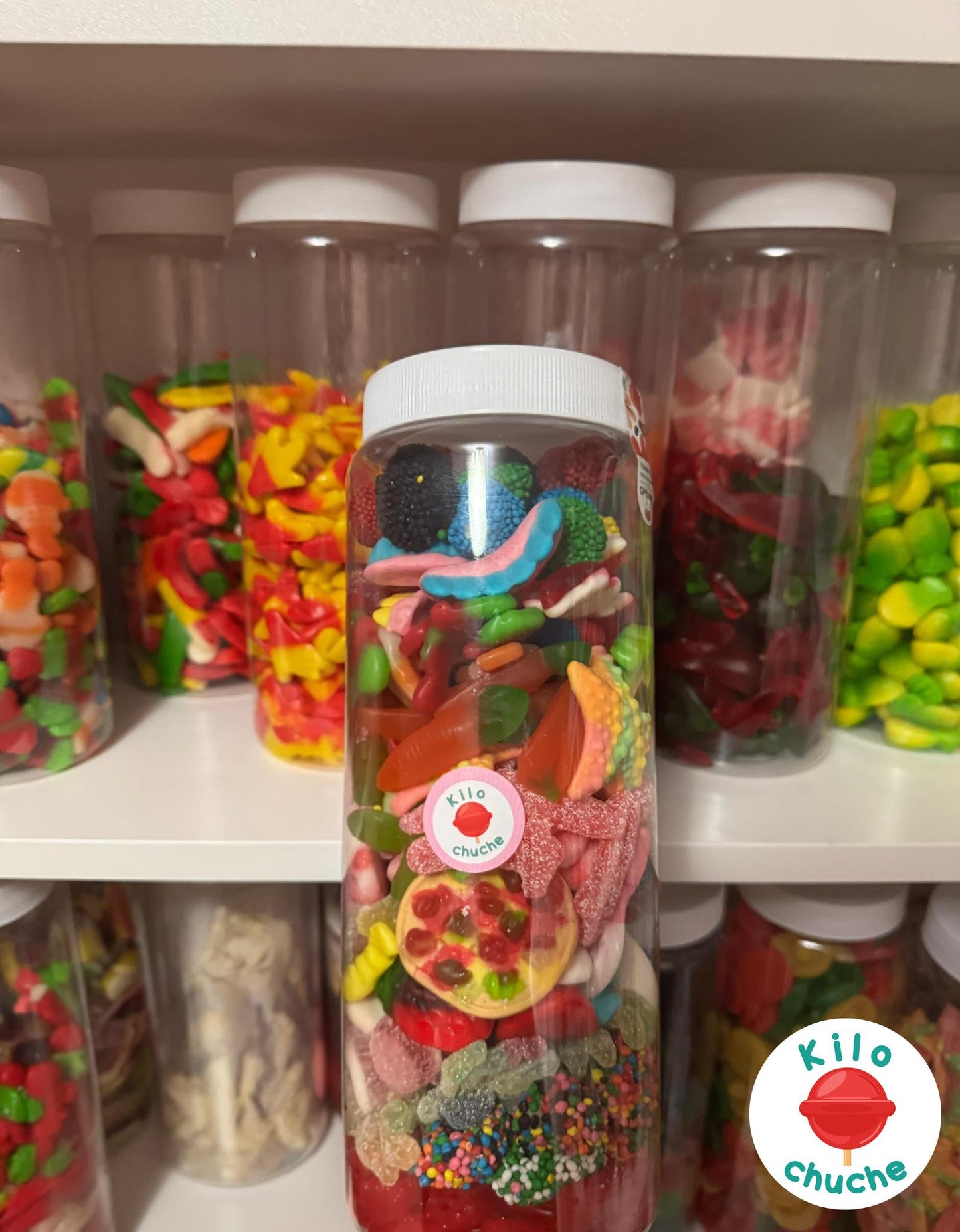 Bote de gominolas Pick & Mix o Personalizados 1.3 KG