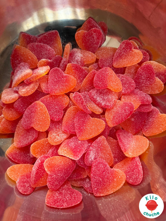 Corazón Melocotón Azúcar
