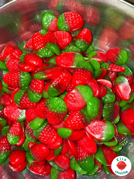 Fresas salvajes silvestres brillo