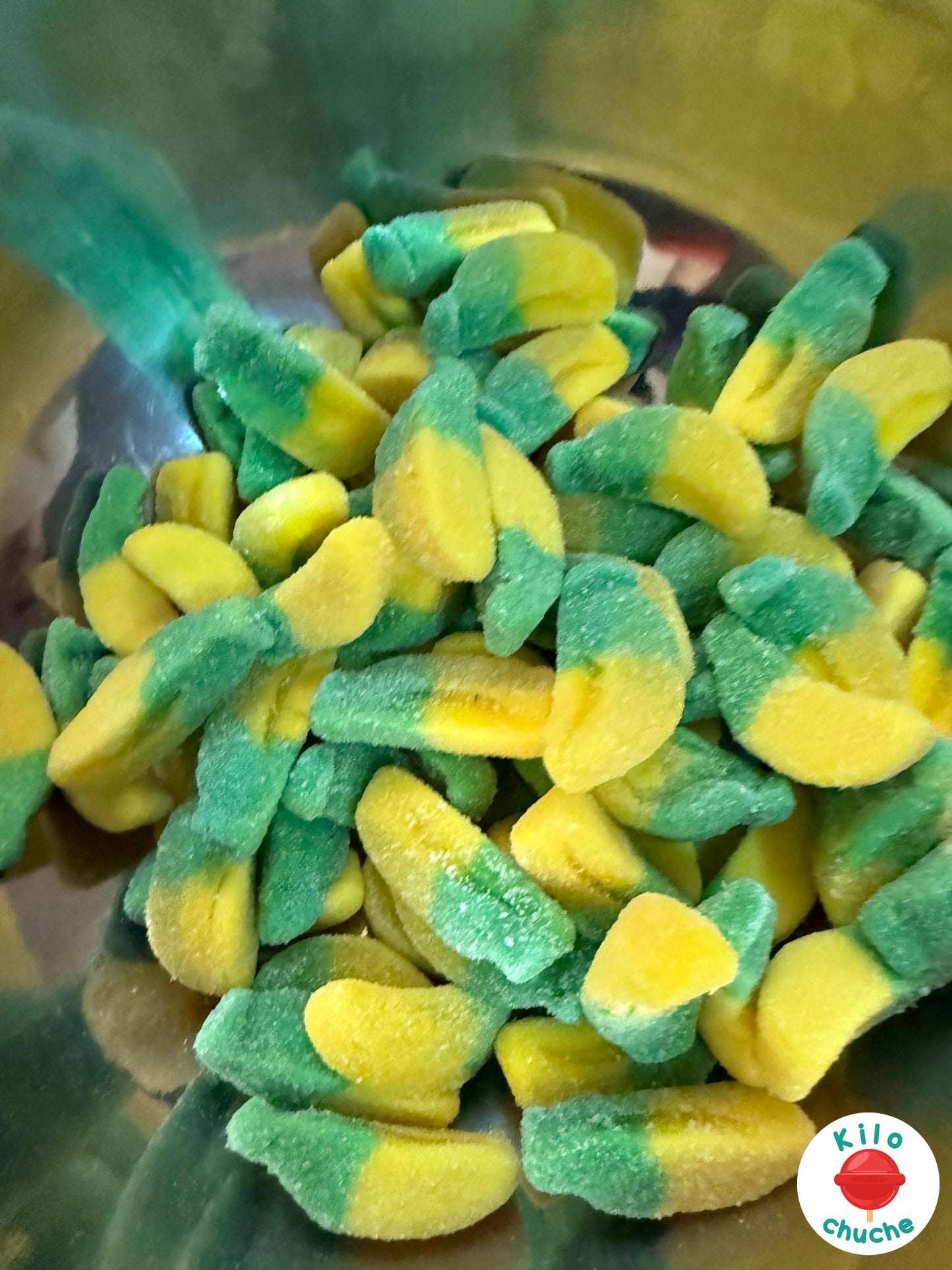 Plátano relleno azúcar