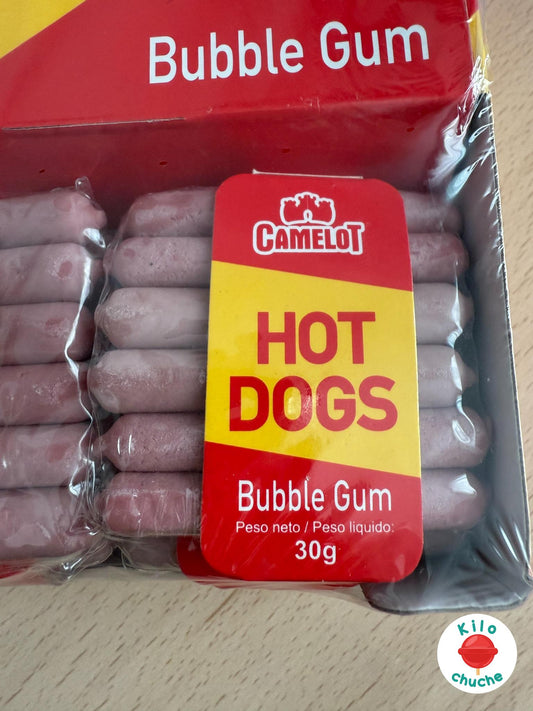 Hot Dogs Perritos Chicle relleno 30 gr.