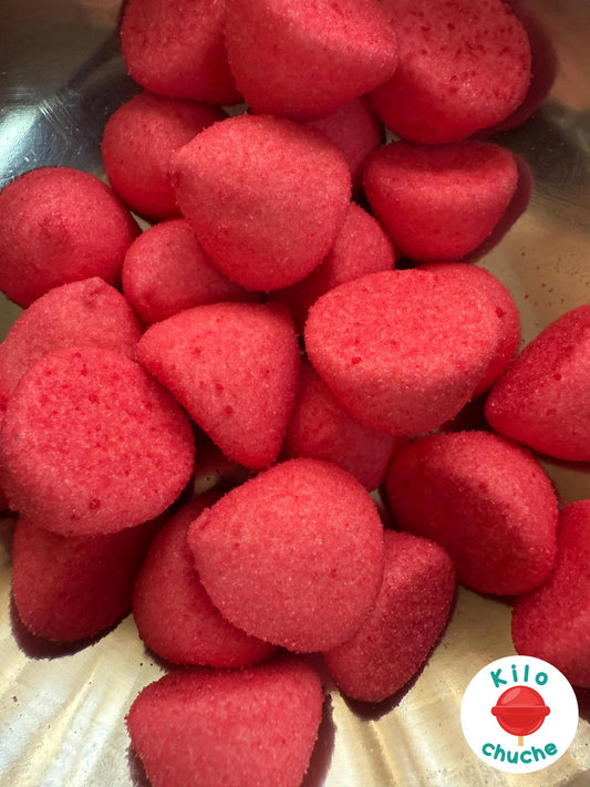 Mallows Planet Bola Rosa - Sabor Fresa